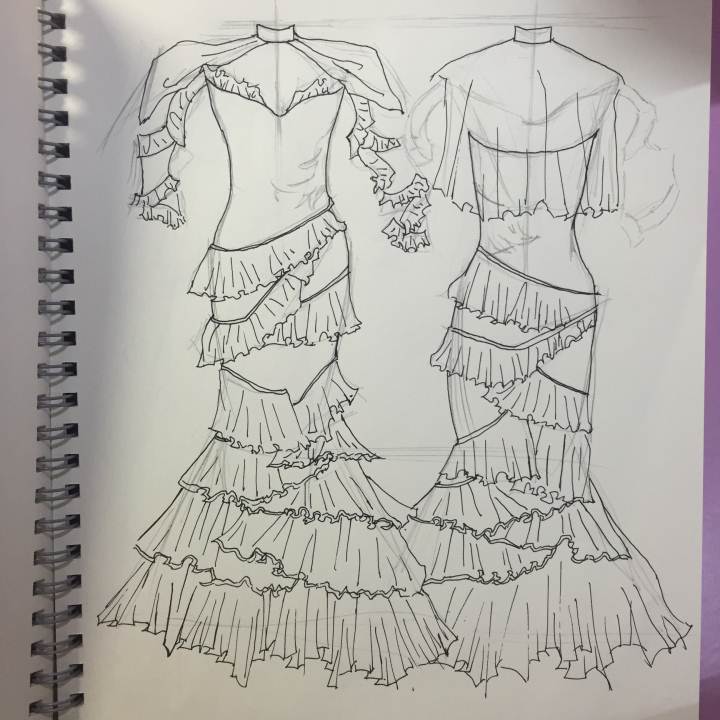 服裝款式圖中的針紡織品 設(shè)計、工藝與趨勢的交融